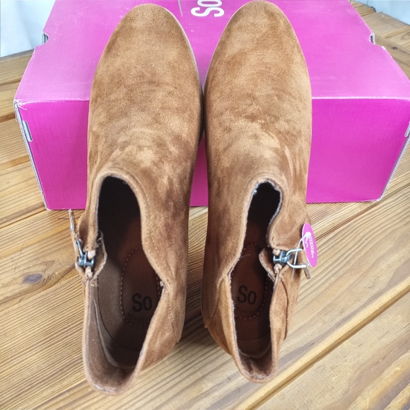 Sonoma Angelfish Booties Cognac Sz. 9 - Picture 4 of 10